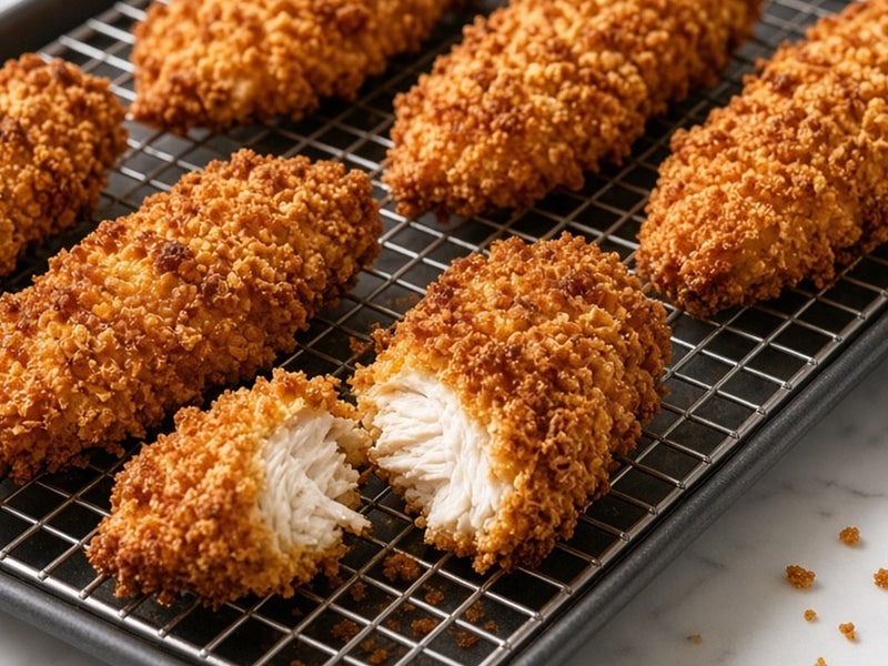 Bagel Chip Crusted Chicken Tenders