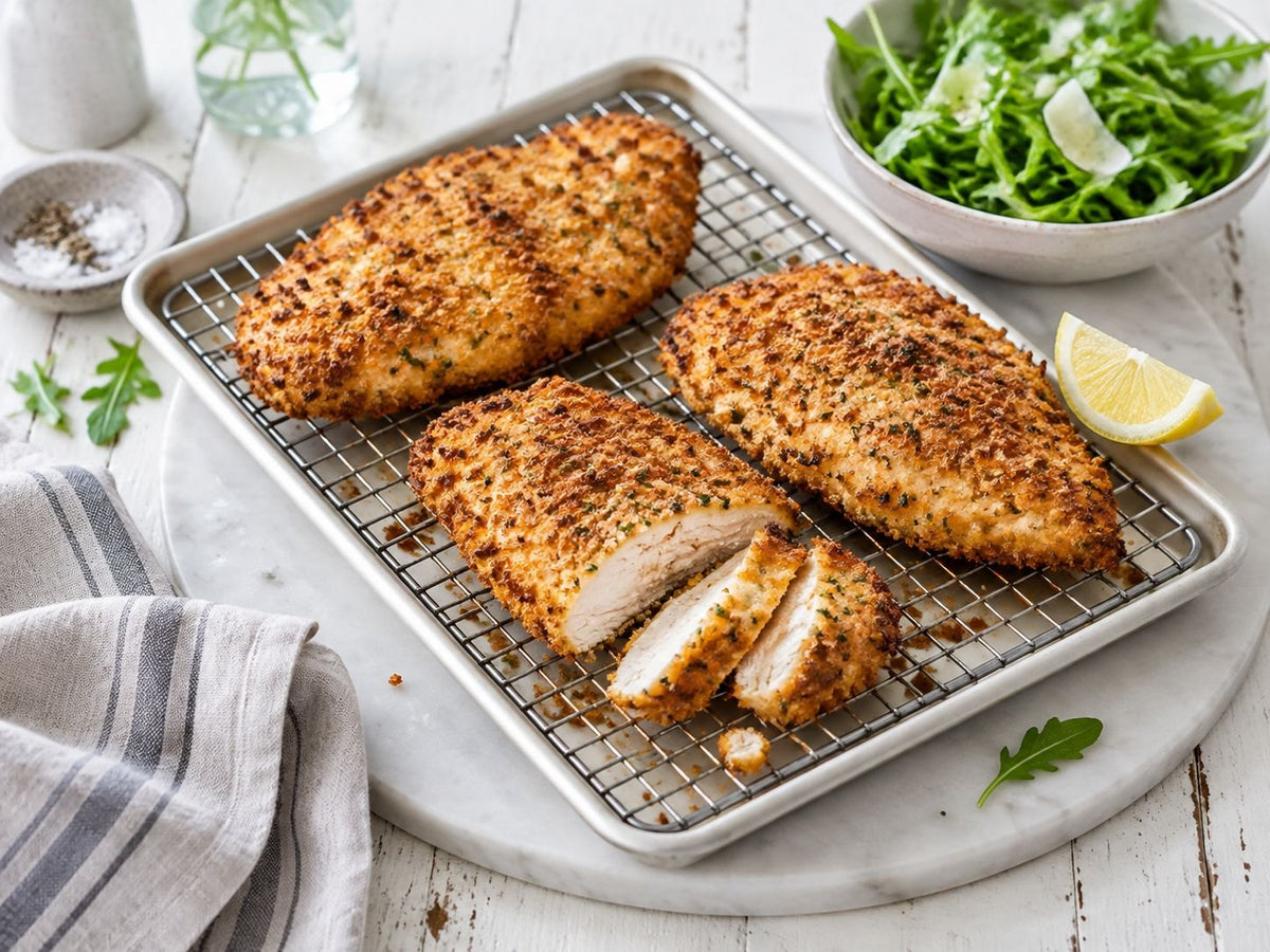 Crispy Baked Chicken Cutlets