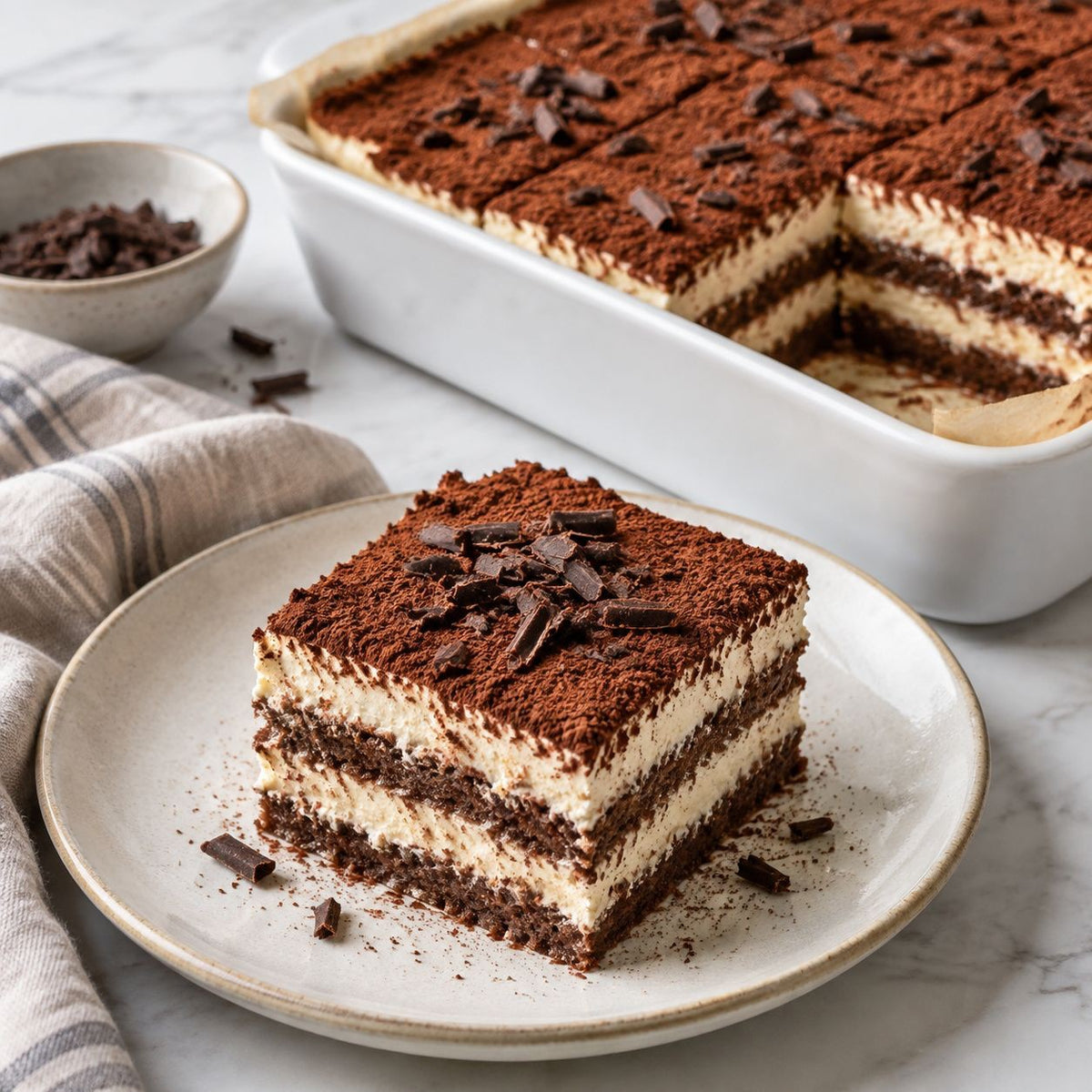 Chocolate Cloud Cake Icebox Squares