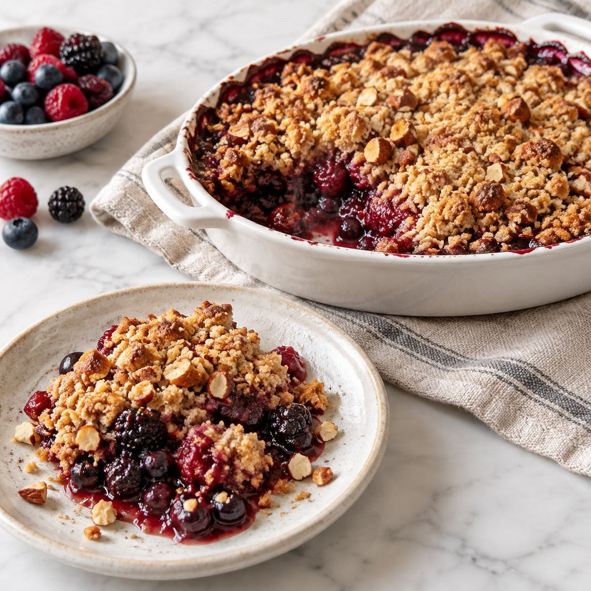 Cinnamon Crunch Berry Crumble