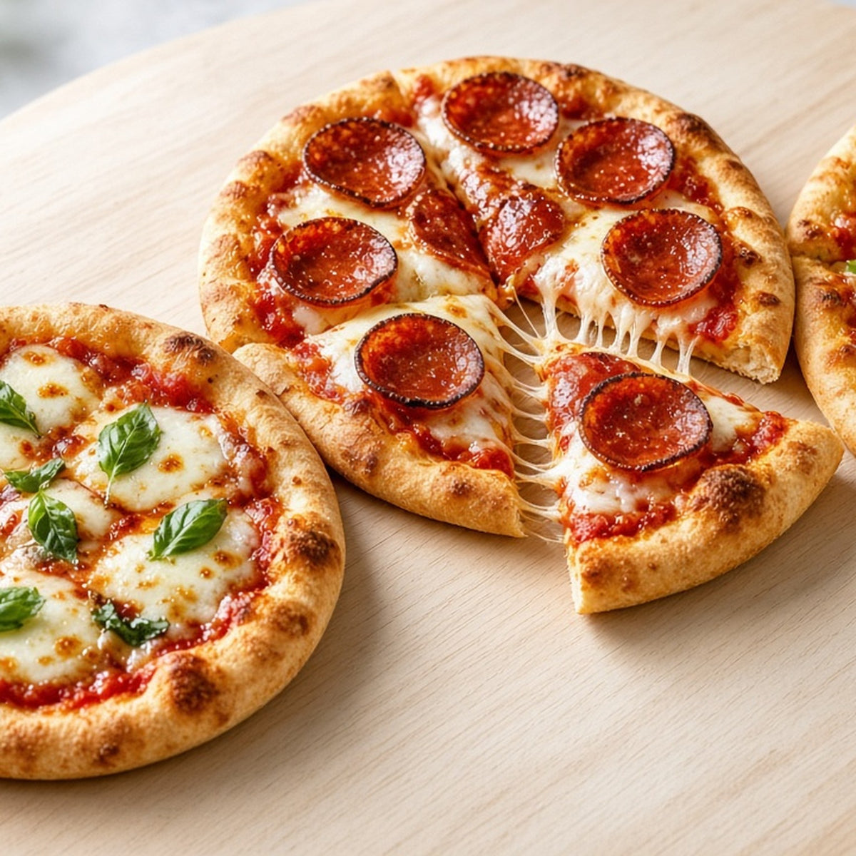 Fifteen Minute Pita Pizzas