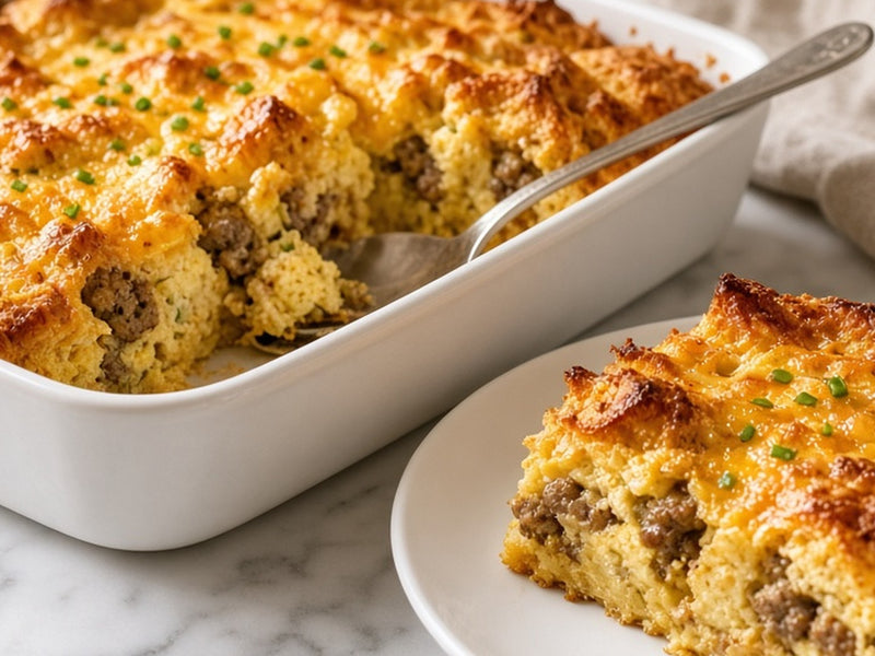 Make-Ahead Sausage And Cheese Strata