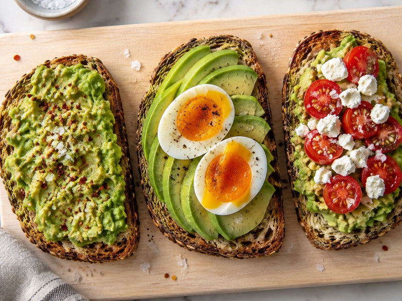 Seeded Avocado Toast, Three Ways