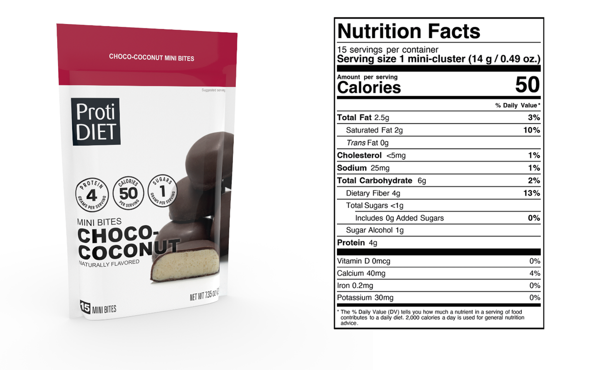 Proti Diet Protein Mini Bites - Choco-Coconut