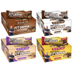 Robert Irvine's Fit Crunch Whey Protein Baked Bar - 4-Flavor Variety Pack