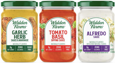 Walden Farms Pasta Sauce, Variety Pack / 3 Jars.