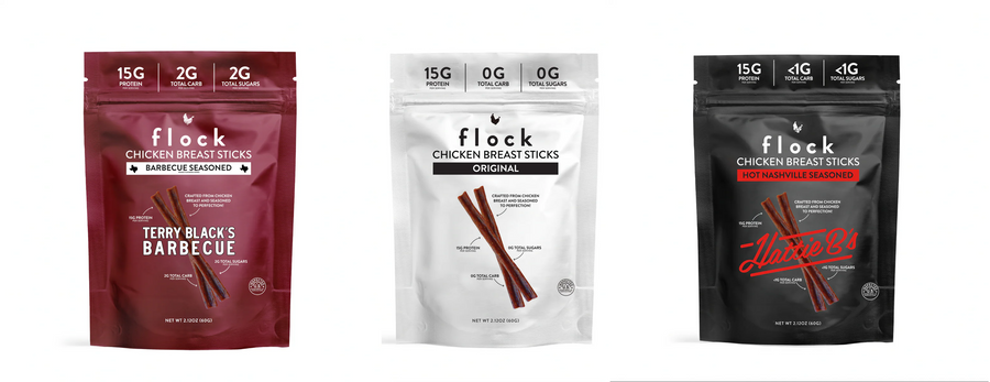 Flock Foods Chicken Breast Bites, 2.12 oz - Variety Pack