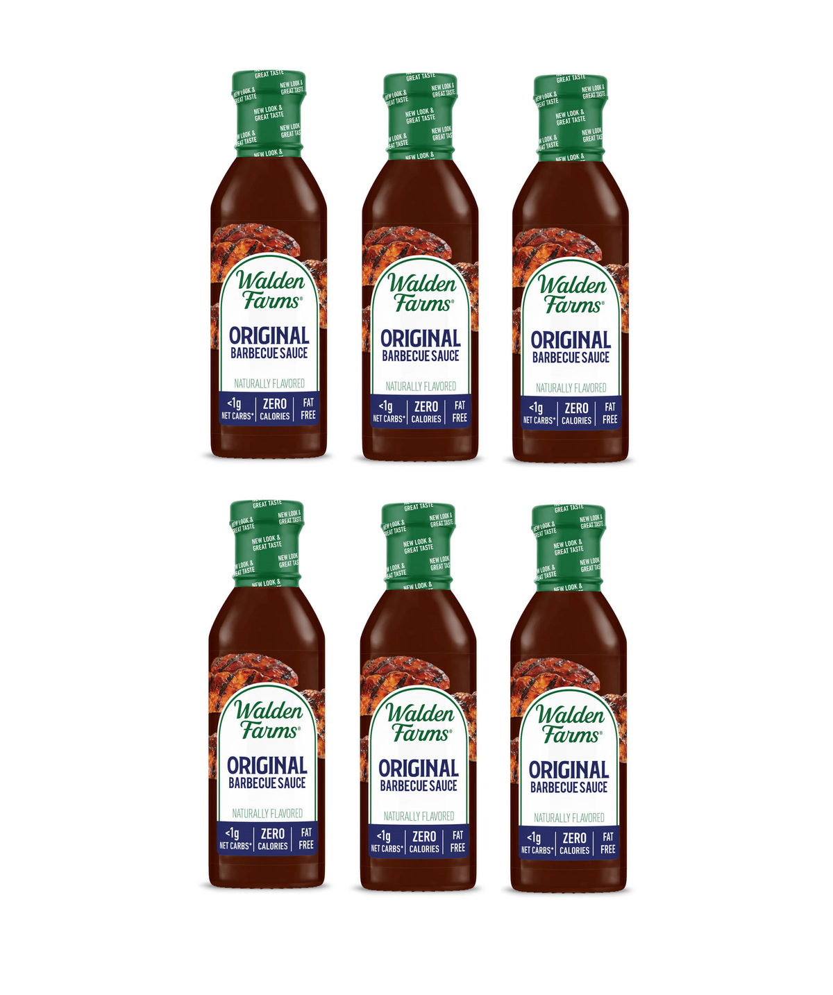 Walden Farms Barbecue Sauce, Original / Case of 6.