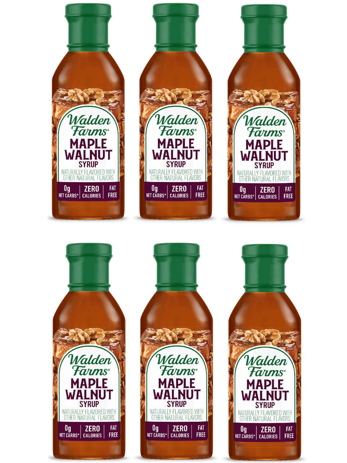 Walden Farms Syrup, 12 fl oz, Maple Walnut / case of 6.