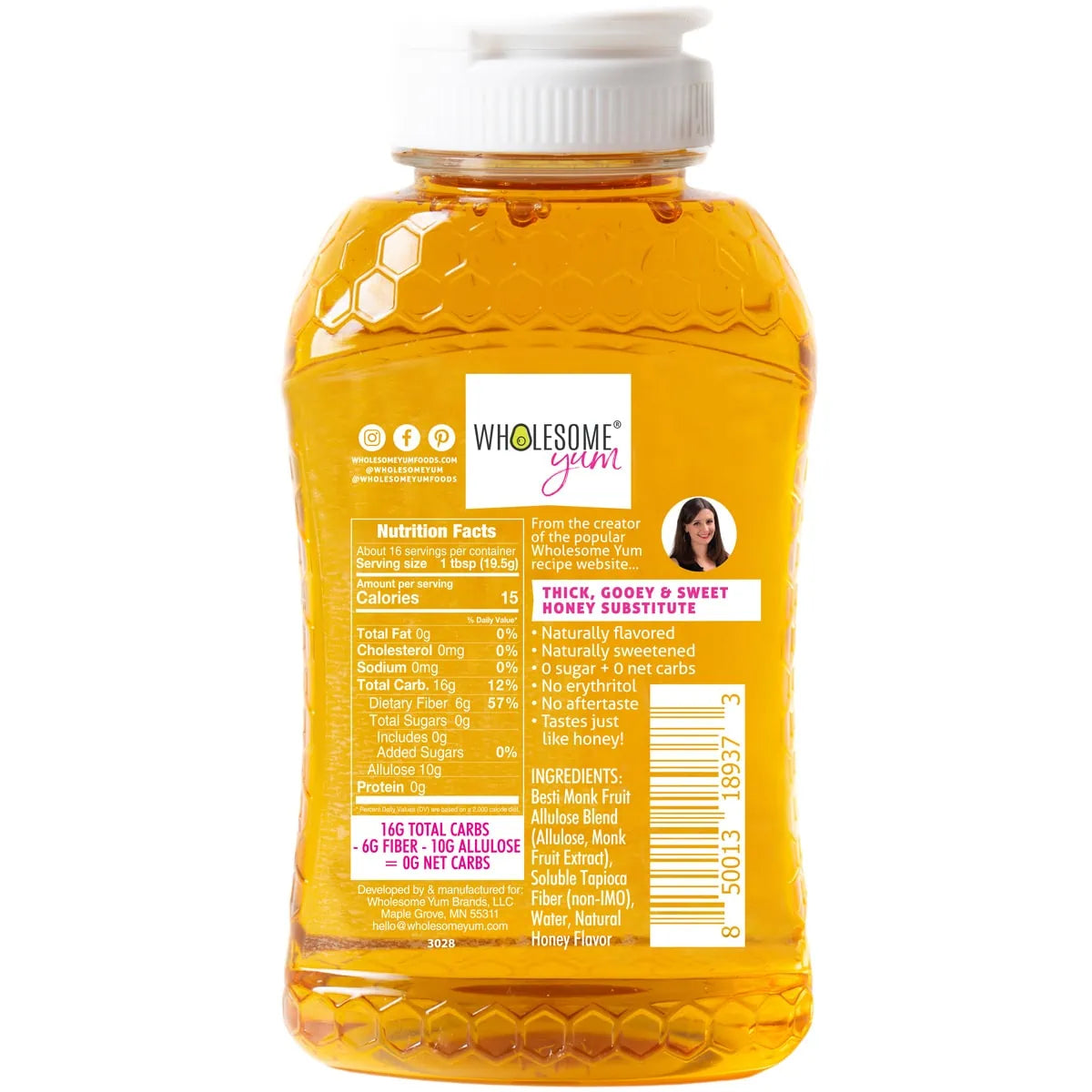 Wholesome Yum Zero Sugar Honey Substitute - Original