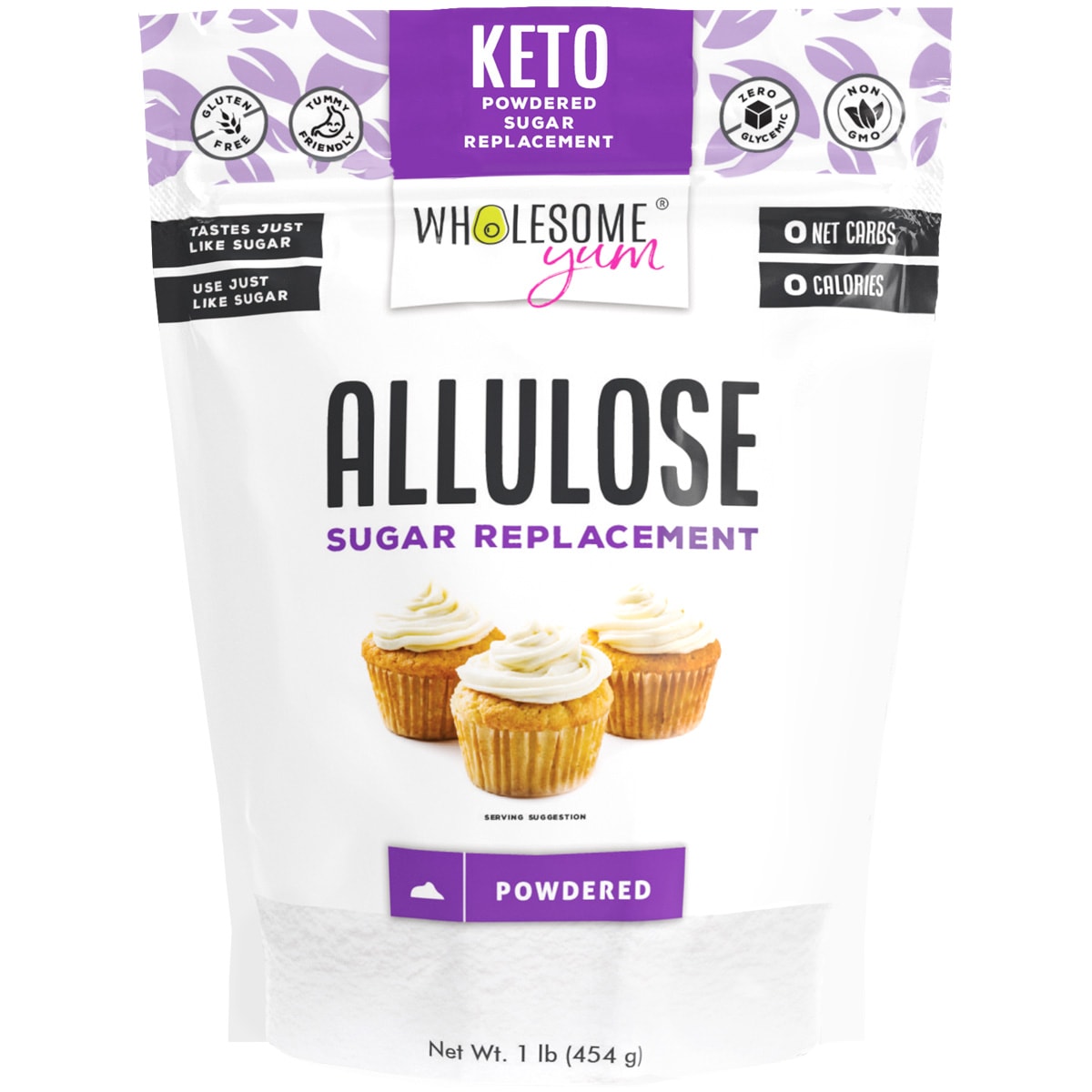 Wholesome Yum Sugar Replacement - Allulose - Powdered 1lb