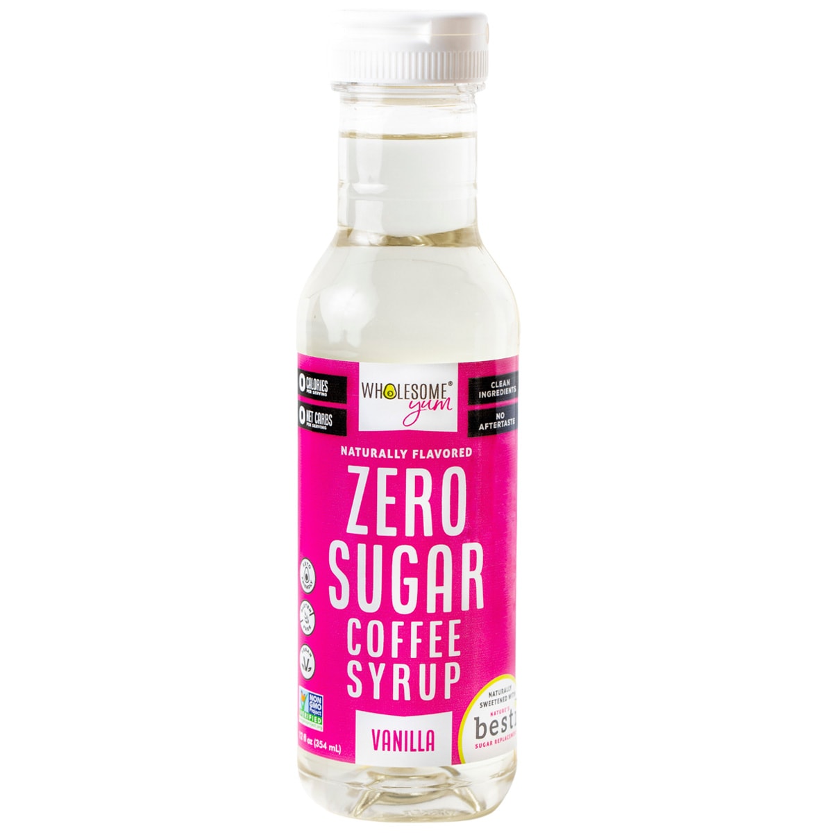 Wholesome Yum Zero Sugar Coffee Syrup 12 fl oz, Vanilla